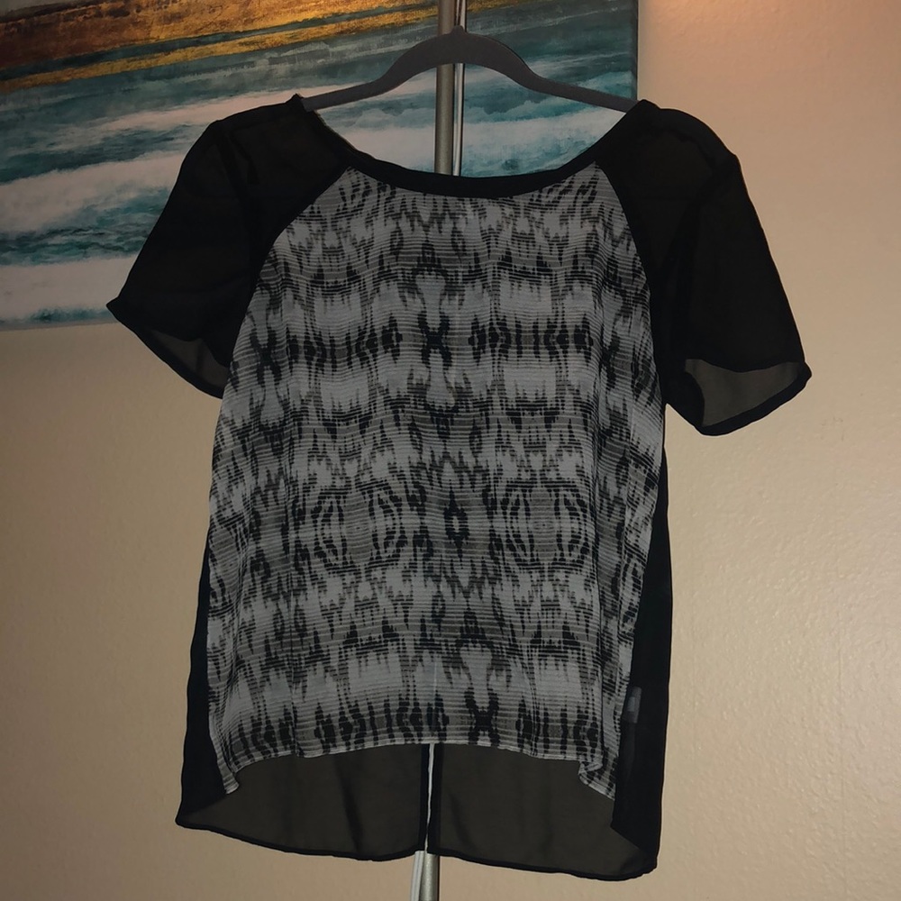 Sheer summer blouse